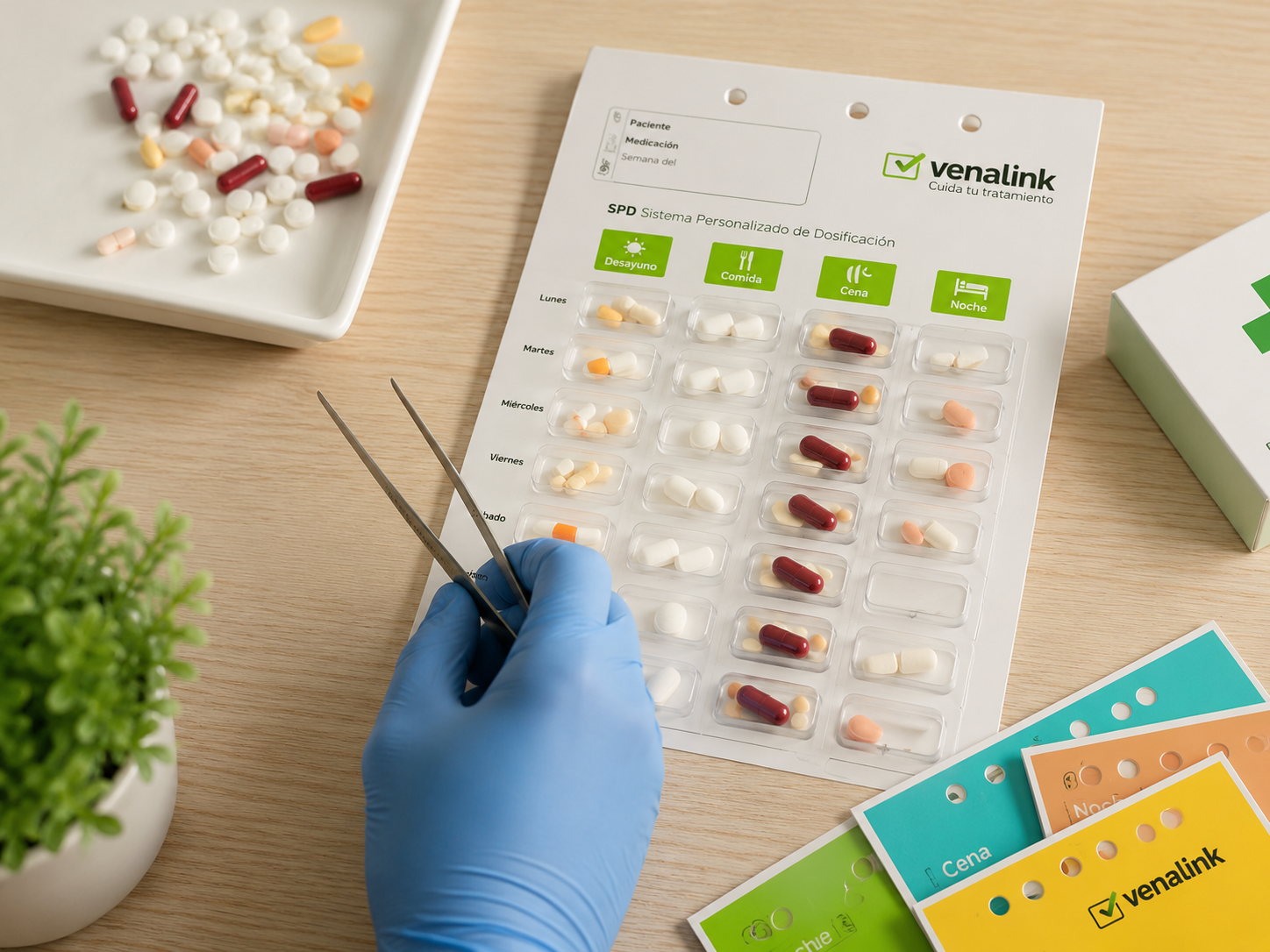 Preparación de un Sistema Personalizado de Dosificación en Farmacia Preciado